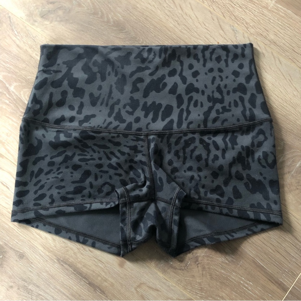 Lululemon yoga high waist shorts